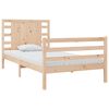 vidaXL Cadre de lit sans matelas 90x190 cm bois de pin massif