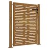 vidaXL Portail de jardin 100x150 cm en acier Corten, design carr&eacute;