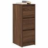 vidaXL Buffet chêne marron 29,5x34x76 cm bois d'ingénierie
