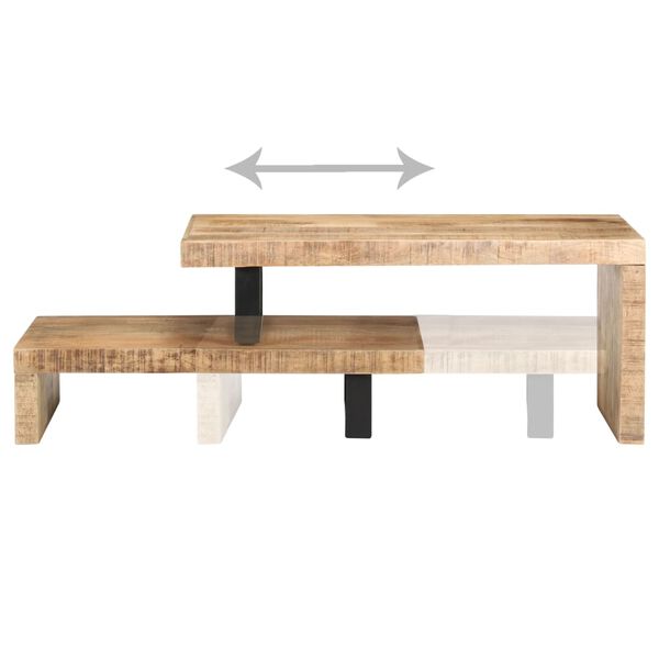 vidaXL Ensemble de table basse 2 pcs Bois de manguier massif