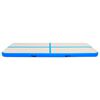 vidaXL Tapis gonflable de gymnastique avec pompe 400x100x20cm PVC Bleu