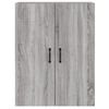 vidaXL Armoires murales 2 pcs sonoma gris bois d'ing&eacute;nierie
