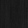 vidaXL Cadre de lit sans matelas noir bois massif 140x190 cm