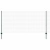 vidaXL Cl&ocirc;ture avec poteau Vert 1,2 x 10 m Acier et PVC