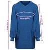 vidaXL Sweat &agrave; capuche couverture KINN Bleu marine L Coton