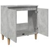 vidaXL Meuble de lavabo gris b&eacute;ton 58x33x60 cm bois d'ing&eacute;nierie
