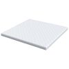 vidaXL Matelas avec Couche de Coco Blanc 200 x 200 cm Mousse PU