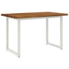 vidaXL Table &agrave; manger carr&eacute;e 120 x 70 x 75 cm Bois d'Acacia Massif