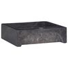 vidaXL Lavabo Noir 40x40x12 cm Marbre