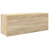 vidaXL Armoire murale de bain ch&ecirc;ne sonoma 80x25x30 cm bois ing&eacute;nierie