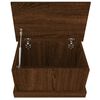 vidaXL Boîte de rangement chêne marron 50x30x28 cm bois d'ingénierie
