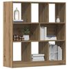 vidaXL Biblioth&egrave;que ch&ecirc;ne artisanal 97,5x29,5x100 cm bois d'ing&eacute;nierie