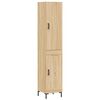 vidaXL Buffet haut Ch&ecirc;ne sonoma 34,5x34x180 cm Bois d'ing&eacute;nierie