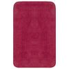 vidaXL Tapis de salle de bain 2 pcs Tissu Fuchsia