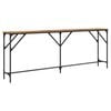 vidaXL Table console Bois Ancien 200 x 29 x 75 cm
