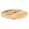 vidaXL Dessus de table Bois de manguier solide Rond 25-27 mm 70 cm