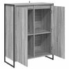 vidaXL Cabinet &agrave; chaussures avec stockage Gris Sonoma 79 x 36 x 100 cm