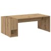 vidaXL Table basse Ch&ecirc;ne artisanal 101,5 x 50 x 37 cm