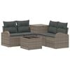 vidaXL Ensemble de Canap&eacute;s 6 pc Gris et Gris fonc&eacute;