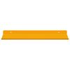 vidaXL &Eacute;tag&egrave;re flottante 4 pcs Jaune moutarde 40 x 18 x 2,5 cm Acier