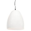 vidaXL Lampe suspendue industrielle 25 W Blanc Rond 42 cm E27