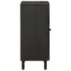 vidaXL Armoire lat&eacute;rale noir 60x33x75 cm bois massif de manguier