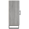 vidaXL Buffet Sonoma gris 34,5x34x90 cm Bois d'ingénierie