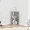 vidaXL Armoire d'angle Gris b&eacute;ton 33x33x67 cm Bois d'ing&eacute;nierie