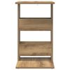 vidaXL Table d'appoint Ch&ecirc;ne artisanal 40 x 35 x 60,5 cm
