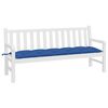 vidaXL Coussin de banc de jardin bleu 180x50x7 cm tissu oxford