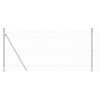 vidaXL Poteau de cl&ocirc;ture. Argent&eacute; 50 x 0,8 m (maillage 25 x 25 mm)
