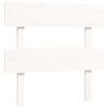 vidaXL Cadre de lit sans matelas blanc bois de pin massif