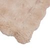 vidaXL Couverture en fausse anti-d&eacute;rapante Olite 4 pcs Beige Polyester