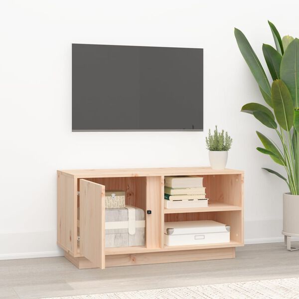 vidaXL Meuble TV 80x35x40,5 cm Bois de pin massif