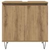 vidaXL Armoire de salle de bain ch&ecirc;ne artisanal 58x33x60 cm