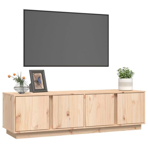 vidaXL Meuble TV 140x40x40 cm Bois de pin massif