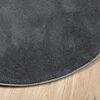 vidaXL Tapis OVIEDO &agrave; poils courts anthracite &Oslash; 240 cm