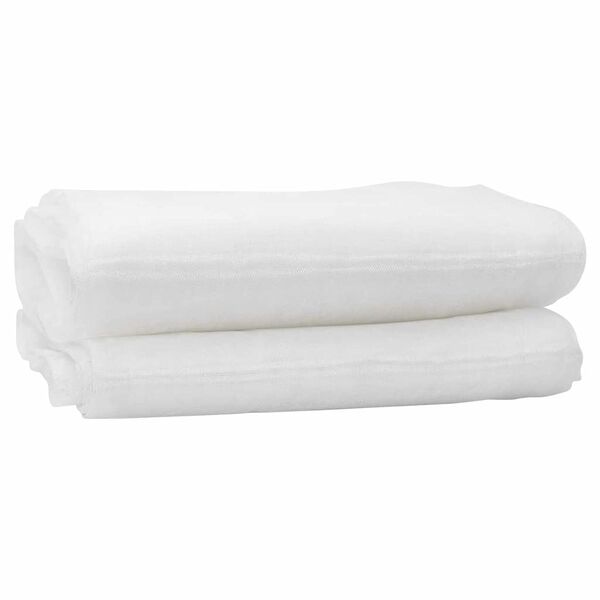 vidaXL Filet Anti-insectes Blanc 2 x 50 m Poly&eacute;thyl&egrave;ne