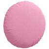 vidaXL Coussins de si&egrave;ge 2 pcs Rose &Oslash;40 x 13 cm tissu