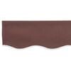 vidaXL Toile de rechange pour auvent Marron 380 x 195 cm Polyester