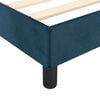 vidaXL Cadre de lit sans matelas bleu fonc&eacute; 120x190 cm velours