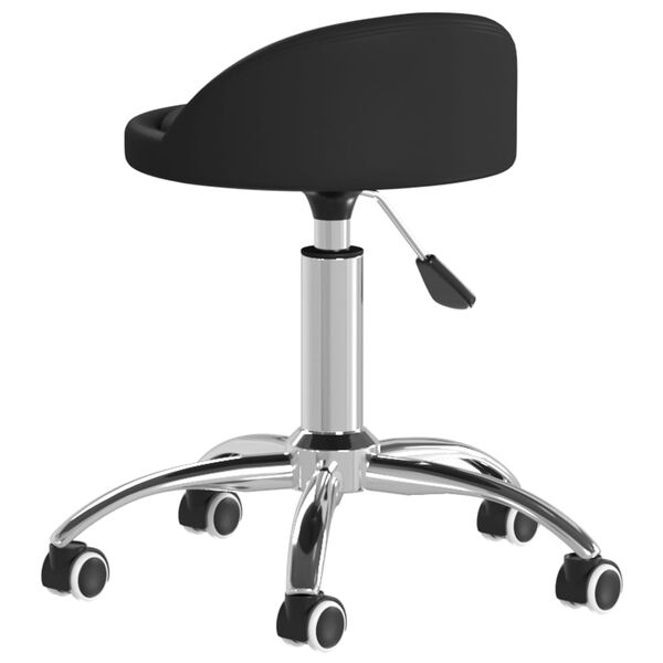 vidaXL Tabouret de massage Noir Similicuir