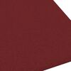 vidaXL Panneaux muraux 12 pcs Rouge bordeaux 30x30 cm Tissu 1,08 m&sup2;