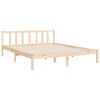 vidaXL Cadre de lit sans matelas 160x200 cm bois massif de pin