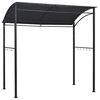 vidaXL Belv&eacute;d&egrave;re de barbecue 215x150x220 cm Anthracite Acier