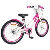 vidaXL V&eacute;lo pour Enfants 18 Pouces pour les 5-7 ans Rose fonc&eacute;