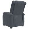 vidaXL Fauteuil inclinable &eacute;lectrique Gris fonc&eacute; Velours