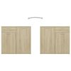 vidaXL Buffet Chêne sonoma 160x36x75 cm Bois d'ingénierie