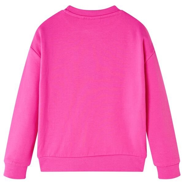Sweatshirt pour enfants rose foncé 116