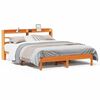 vidaXL Cadre de lit sans matelas cire marron 160x200cm bois pin massif